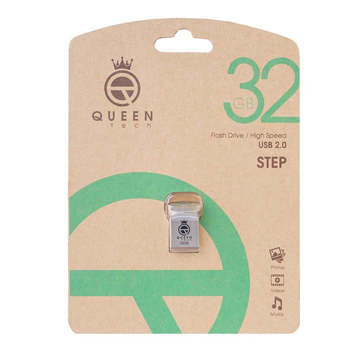 فلش مموری Queen Tech مدل USB2 STEP حافظه 32GB